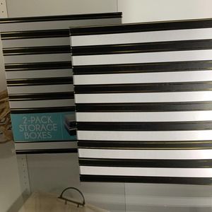 2 Storage boxes for office or crafts